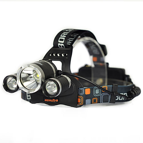 

1000LM 3x T6 White 2R2 UV LED Headlamp Head Light Torch Charger Bare machine