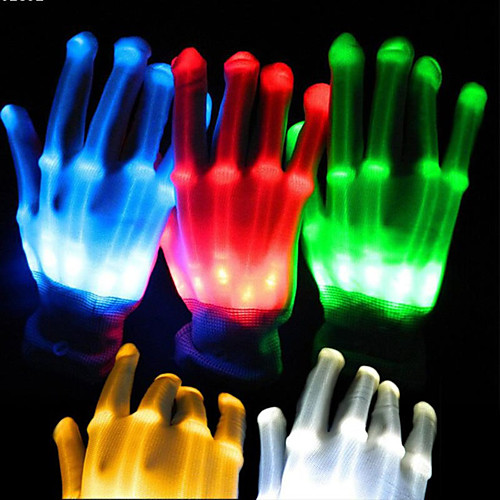 

LED Party Nightclub Full Colorful Luminous Dance Perform Gloves