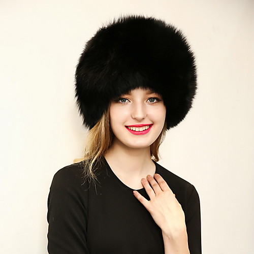 

Women's Bowler / Cloche Hat Faux Fur Solid Colored Fall Winter White Black Gray