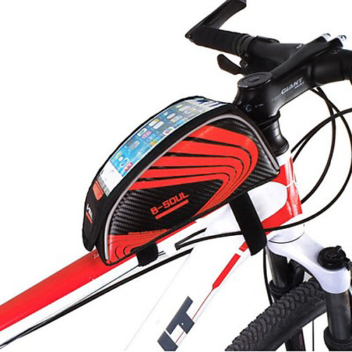 

B-SOUL Cell Phone Bag Bike Frame Bag Top Tube 5.7 inch Touch Screen Waterproof Cycling for iPhone 8 Plus / 7 Plus / 6S Plus / 6 Plus iPhone X Samsung Galaxy S8 / S7 / Note 7 Red Green Blue Cycling