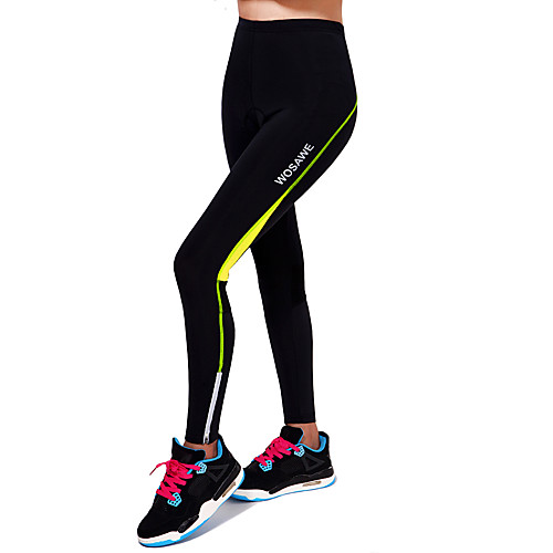 

WOSAWE Women's Cycling Tights Spandex Bike Tights Pants Bottoms Breathable Limits Bacteria Sports Black / Red / Green / Black Mountain Bike MTB Road Bike Cycling Clothing Apparel Advanced Relaxed Fit