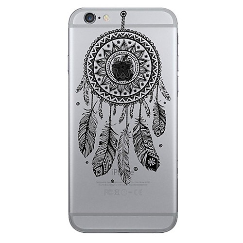 

Phone Case For Apple Back Cover iPhone X iPhone 8 Plus iPhone 8 iPhone 7 Plus iPhone 7 iPhone 6s Plus iPhone 6s iPhone 6 Plus iPhone 6 Pattern Flower / Floral Dream Catcher Soft TPU
