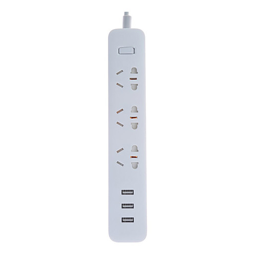 

Original XiaoMi Mini Power Strip 3 USB Charging Ports 3 Sockets Standard Plug