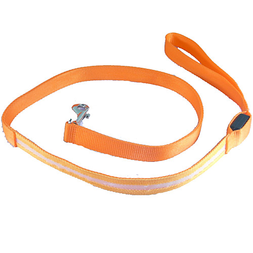 

Dog Leash LED Lights Solid Colored Nylon Yellow Red