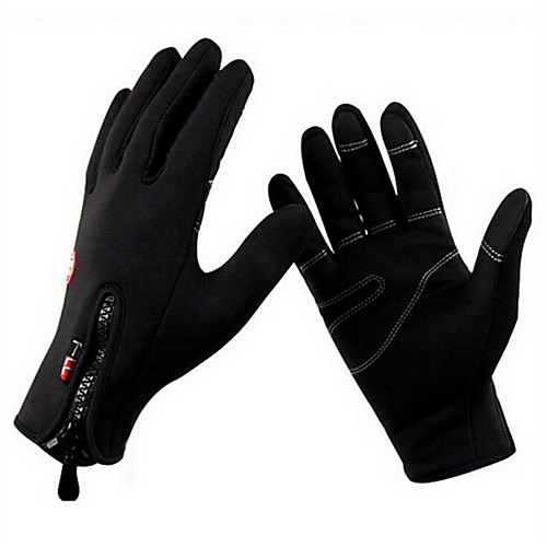 

Winter Bike Gloves / Cycling Gloves Road Bike Cycling Anti-Slip Breathable Sweat wicking Protective Full Finger Gloves Sports Gloves Black for Adults' Outdoor