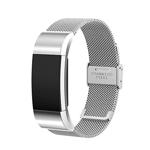 

Ремешок для часов для Fitbit Charge 2 Fitbit Миланский ремешок Нержавеющая сталь Повязка на запястье
