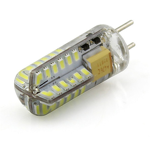 

1pc 3W GY6.35 LED Bulb 12V AC / DC Silicone Boat Lamp 48 SMD 3014 Warm Cold White