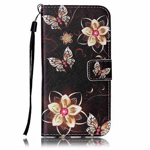 

Case For Samsung Galaxy S8 Plus / S8 / S7 edge Wallet / Card Holder / with Stand Full Body Cases Butterfly Hard PU Leather