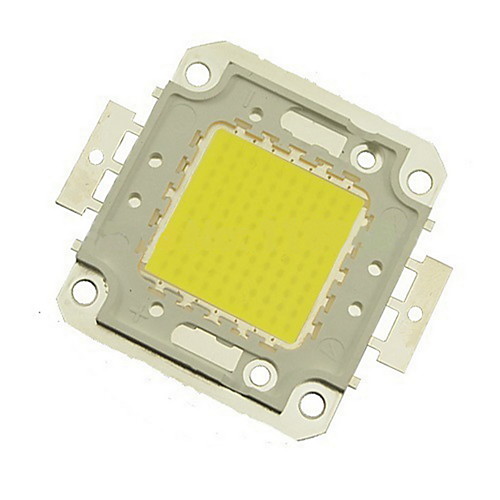 

1PC DIY 100W 8500-9500LM Cold White 6000-6500K Light Integrated LED Module (DC33-35V 3A) Street Lamp for Projecting Light Gold Wire Welding of Copper Bracket
