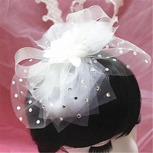 

Imitation Pearl Net Alloy Birdcage Veils Headpiece Elegant Style