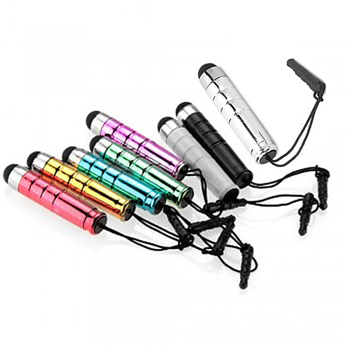 

szkinston 8-в-1 пуля емкостный сенсорный ручка с анти-сумрака пробка металлов емкости пера для iphone / Ipod / Ipad / Samsung и других