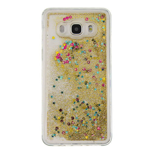 

Кейс для Назначение SSamsung Galaxy J5 (2016) / J3 (2016) Движущаяся жидкость Кейс на заднюю панель Сияние и блеск Мягкий ТПУ для J5 (2016) / J5 / J3 (2016)