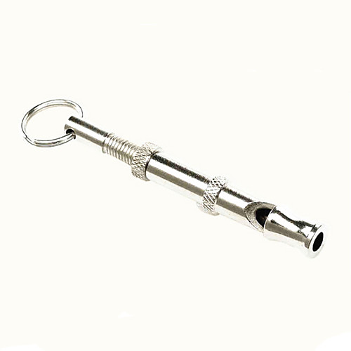 

Interactive Dog Toy Pet Toy Whistle Stainless Steel Gift