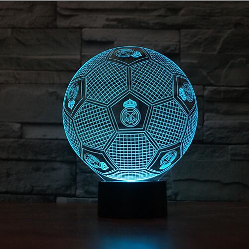 

1 pc 3D Nightlight Waterproof / Sensor / Dimmable LED / Modern Contemporary