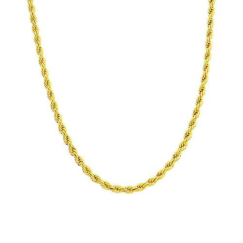 

Men's Chain Necklace Foxtail chain Personalized Fashion Copper Golden Necklace Jewelry For Party Wedding Casual Daily Sports