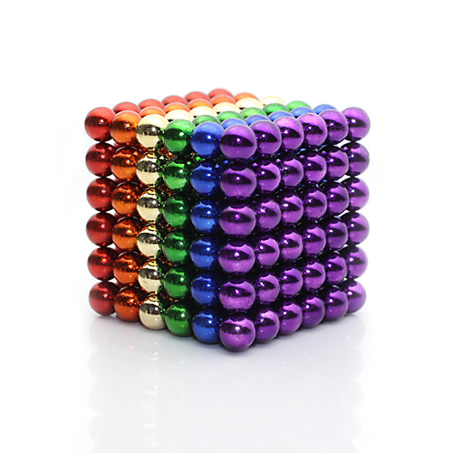 

Linlinzz Children's DIY Buckyball Stainless Steel Ball Steel Magnetic Sculptures Beads Healing Toys - 5MM (Colorful)