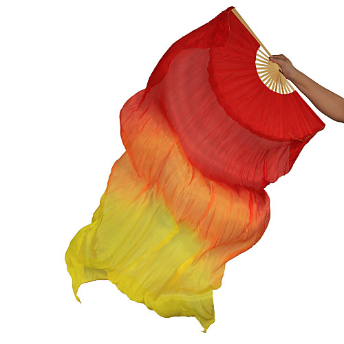 

Belly Dance Stage Props Women's Performance Silk Ruched Wand