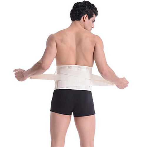 

Lumbar Belt / Lower Back Support for Breathable Unisex Yellow Khaki