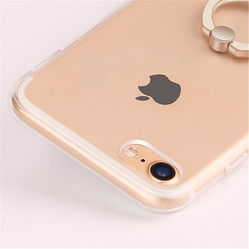 

чехол для яблока iphone xr xs xs держатель макс. кольца / прозрачная задняя крышка однотонная мягкая тпу для iphone x 8 8 plus 7 7plus 6s 6s plus se 5 5s