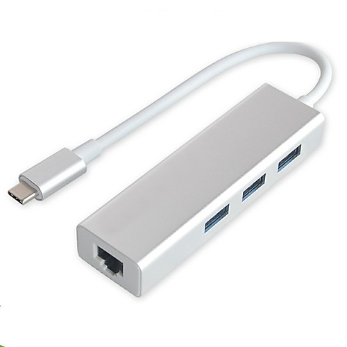 

usb3.1 типа с до 1000 Мбит RJ45 Ethernet LAN адаптер с 3 порта USB 3.0 концентратор для поддержки MacBook 802.3az IEEE