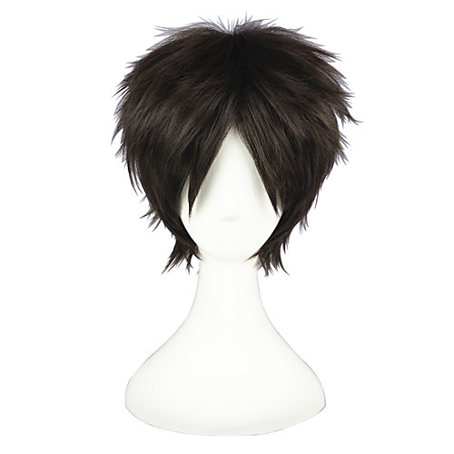 

Attack on Titan Eren Jager Cosplay Wigs Men's Women's 12 inch Heat Resistant Fiber Anime Wig