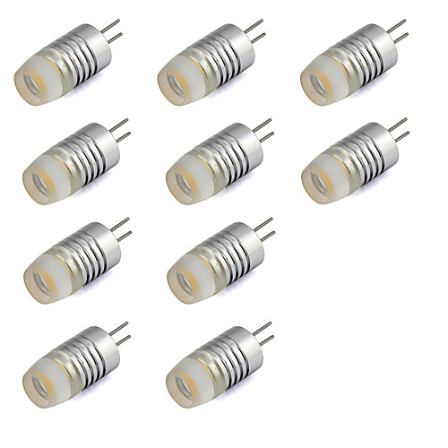 

10 pcs 1.5W G4 LED Bi-pin Crystal Lamp Spotlight DC 12V Cold White Warm White for Home Lighting