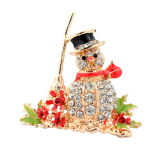 

Women'S Gold Alloy Brooches 1pc