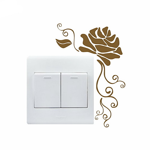 

Floral & Plants Wall Stickers Living Room, Removable PVC Home Decoration Wall Decal 1611cm