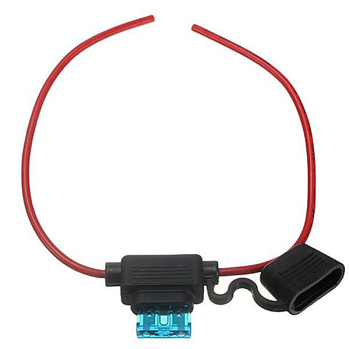 

Iztoss 20AMP Wire In-line Car Automotive Blade Fuse Holder with 20cm line and 10pcs fuse