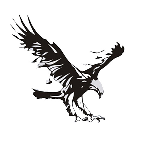 

White / Black Car Stickers Chinese Style Full Car Stickers Animal Stickers