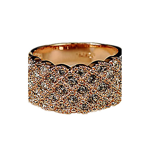 

Women's Band Ring - Rhinestone, Alloy Fashion One Size Gold / Silver For Party