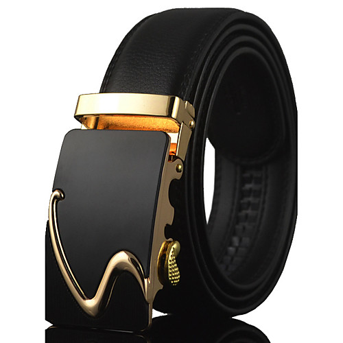 

Men's Waist Belt Genuine Leather Belt Solid Colored