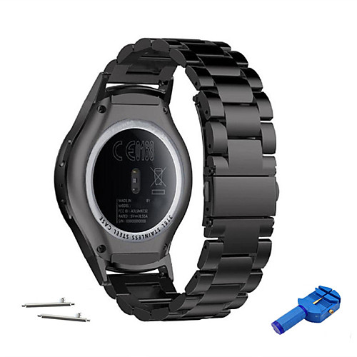 

Smart Watch Band for Samsung Galaxy 1 pcs Sport Band Stainless Steel Replacement Wrist Strap for Gear S3 Frontier Gear S3 Classic 22mm