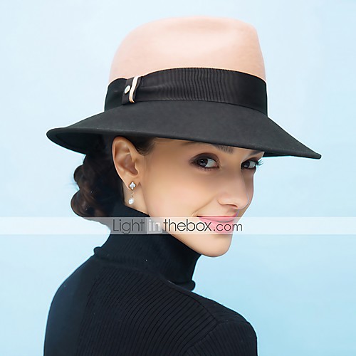 

Women's Bucket Hat Casual Daily Outdoor Color Block Camel Hat / Winter / Spring / Vintage