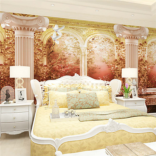 

Mural Wallpaper Wall Sticker Covering Print Adhesive Required 3D Effect Palace Garden Canvas Home Décor