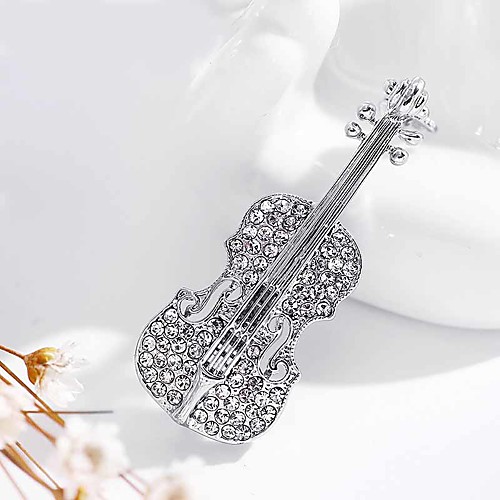 

Women's Brooches Ladies Personalized Fashion Imitation Diamond Brooch Jewelry Silver Gold For Party Wedding Casual Daily
