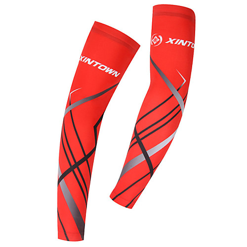 

1 Pair XINTOWN Cycling Sleeves Sun Sleeves Compression Sleeves UPF 50 Lightweight Sunscreen Bike Red Blue Elastane Winter for Men Women Adults' Road Bike Mountain Bike MTB Running / Stretchy