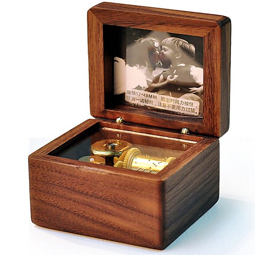 

Music Box Wooden Music Box Antique Music Box Creative Novelty Unique Wooden Women's Boys' Girls' Kid's Adults Kids Adults' Graduation Gifts Toy Gift
