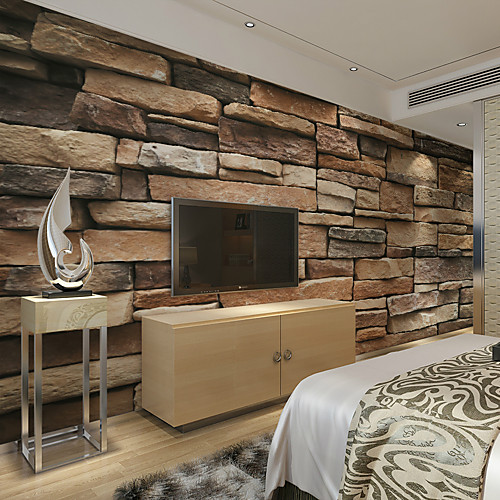 

Mural Wallpaper Wall Sticker Covering Print Adhesive Required 3D Effect Brick Canvas Home Décor
