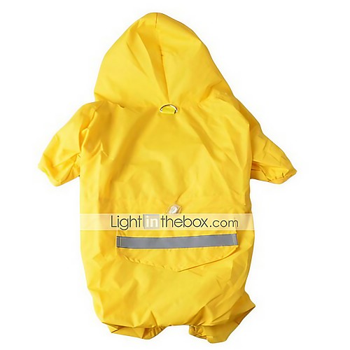 

Dog Hoodie Rain Coat Puppy Clothes Solid Colored Waterproof Sports Outdoor Dog Clothes Puppy Clothes Dog Outfits Warm Camouflage Color Yellow Red Costume for Girl and Boy Dog Fabric XS S M L XL XXL