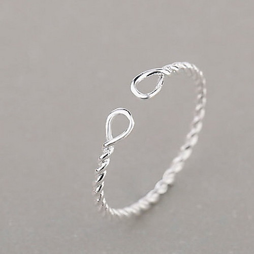 

Band Ring Classic Silver Sterling Silver Ladies One Size / Women's