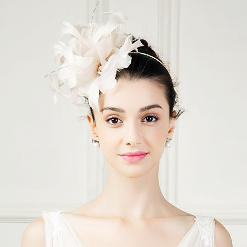 

Feather Fascinators Flowers Headpiece Classical Feminine Style