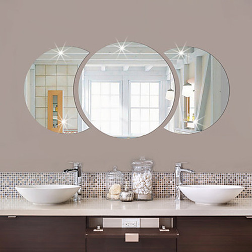 

Shapes Wall Stickers Mirror Wall Stickers Decorative Wall Stickers, Vinyl Home Decoration Wall Decal Wall Decoration 1