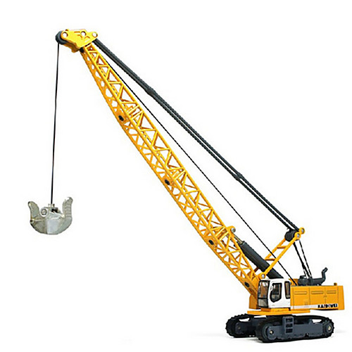 

1:87 Metalic Plastic ABS Crane Toy Truck Construction Vehicle Toy Car Retractable Tower Excavating Machinery Boys' Girls' Kid's Car Toys