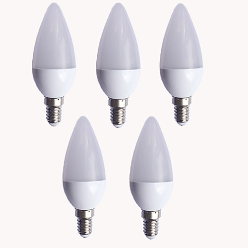 

5pcs 9 W LED Candle Lights 550-600 lm E14 C37 12 LED Beads SMD 2835 Warm White Cold White 220-240 V 110-130 V / 5 pcs / RoHS / Energy Star / ERP / LVD