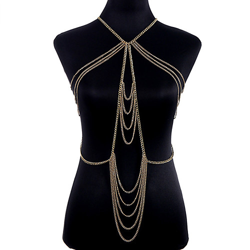 

Body Chain Bohemian Fashion Women's Body Jewelry For Christmas Gifts Party Alloy Gold