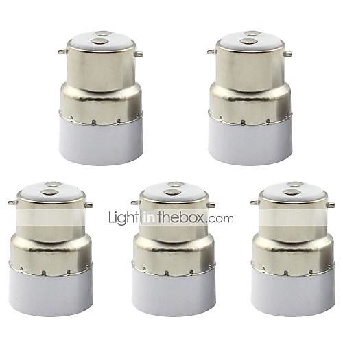 

1pc B22 to E14 Small Screw Base LED Light Adapter Holder Converter Socket