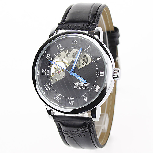 

Men's Mechanical Watch Wrist watch Dress Watch Fashion Watch Sport Watch Mechanical manual-winding Casual Watch Genuine Leather Band
