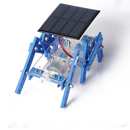 

Crab Kingdom of Solar Panels Hexapod Robot Model Assembled DIY Handmade Material Package