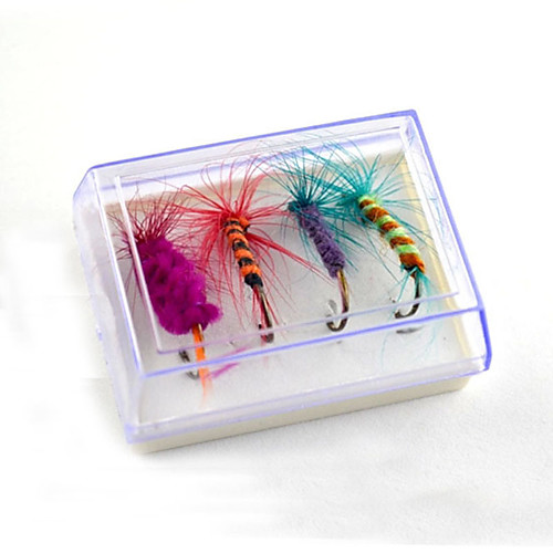

2 pcs Fishing Lures Flies Sinking Bass Trout Pike General Fishing Plastic